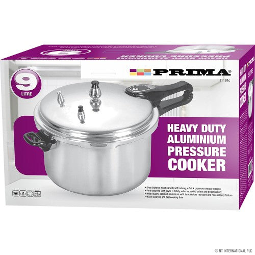 Prima Aluminium Pressure Cooker 9L