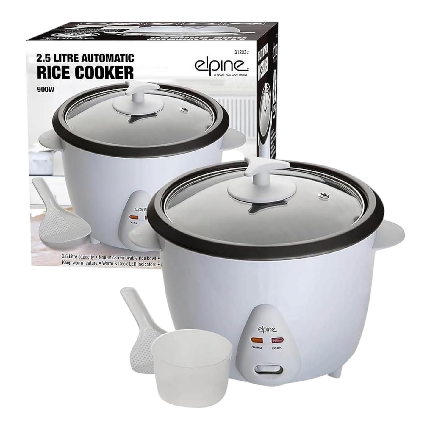 Elpine 2.5L Automatic Rice Cooker