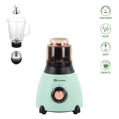 SQ Professional Epoque Blender & Grinder Green