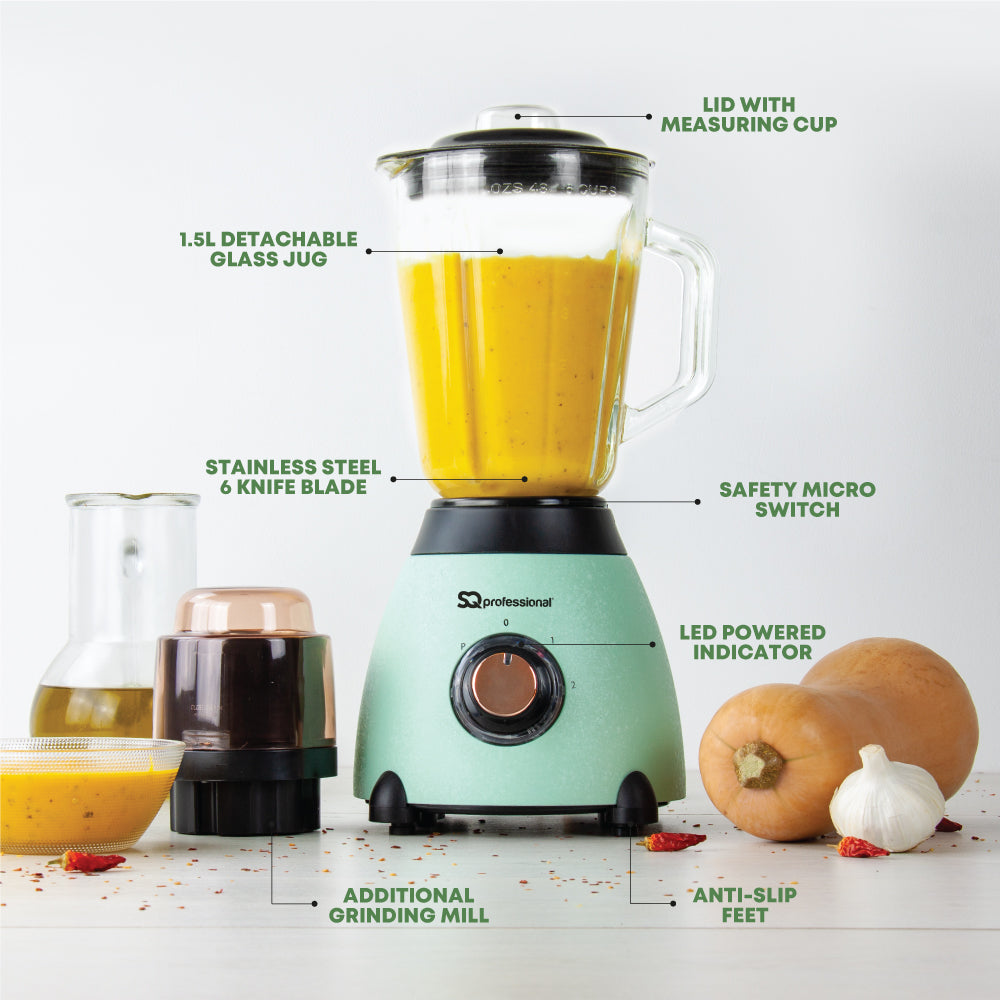 SQ Professional Epoque Blender & Grinder Green