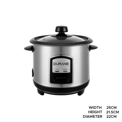 Durane Stainless Steel Rice Cooker 800ml