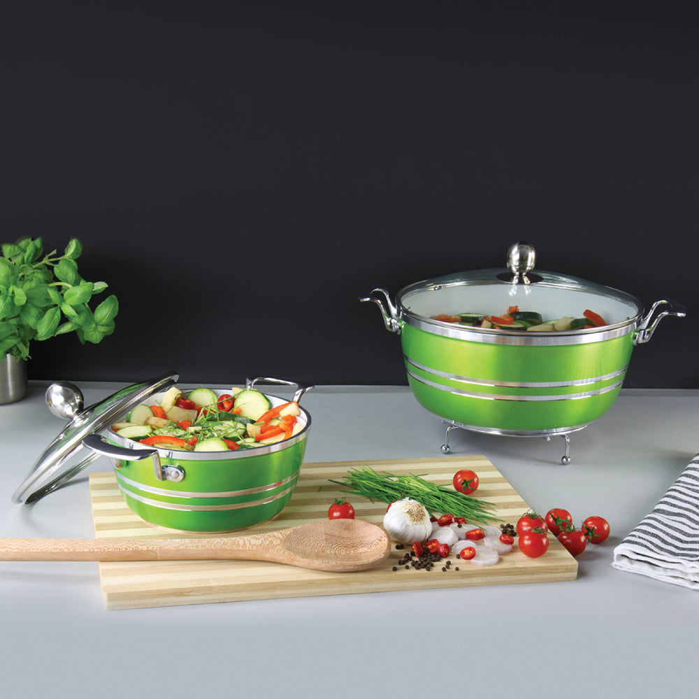 SQ Professional Metallic Die-cast Stockpot 5pc Set 20cm-32cm