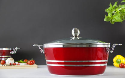 SQ Professional Metallic Die-cast Stockpot 5pc Set 20cm-32cm